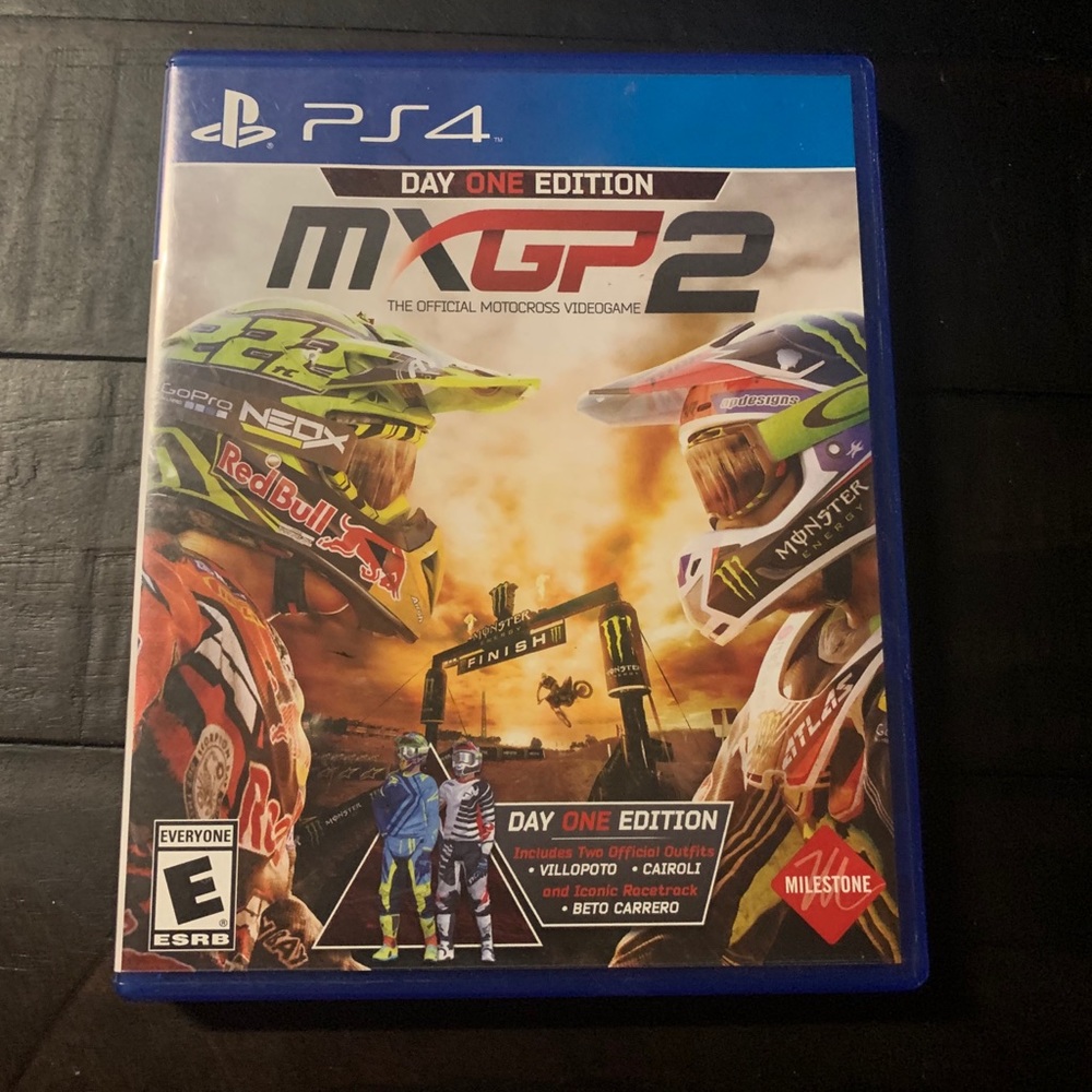 MXGP2 dirtbike racing game on PS4